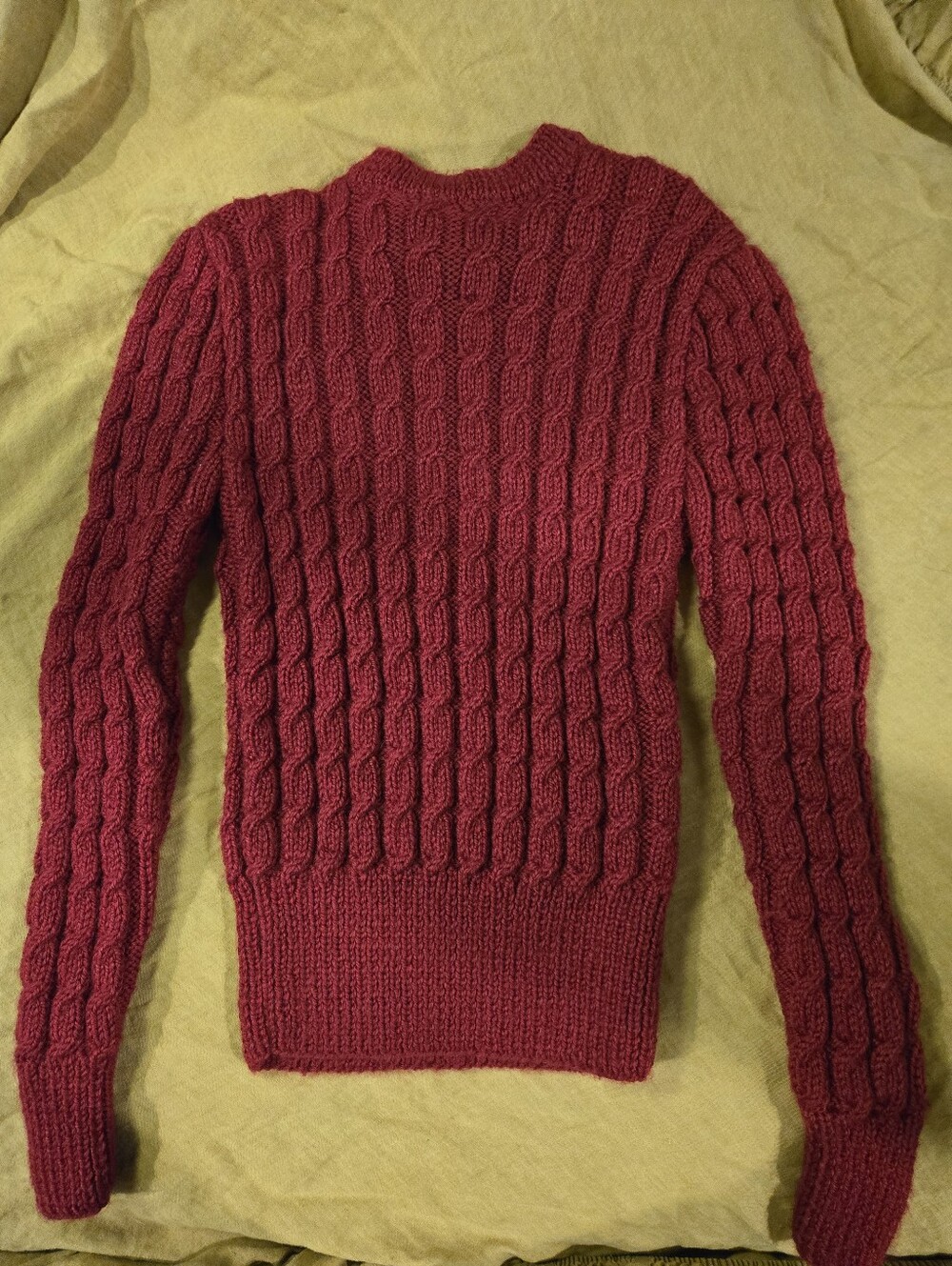 Handmade Reproduction 1940s Sweater Small - Picture 6 of 7